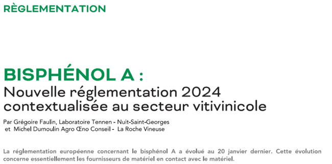 couverture de la publication sur le BPA